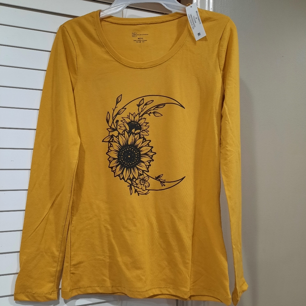 Mustard Yellow Longsleeve Tshirt